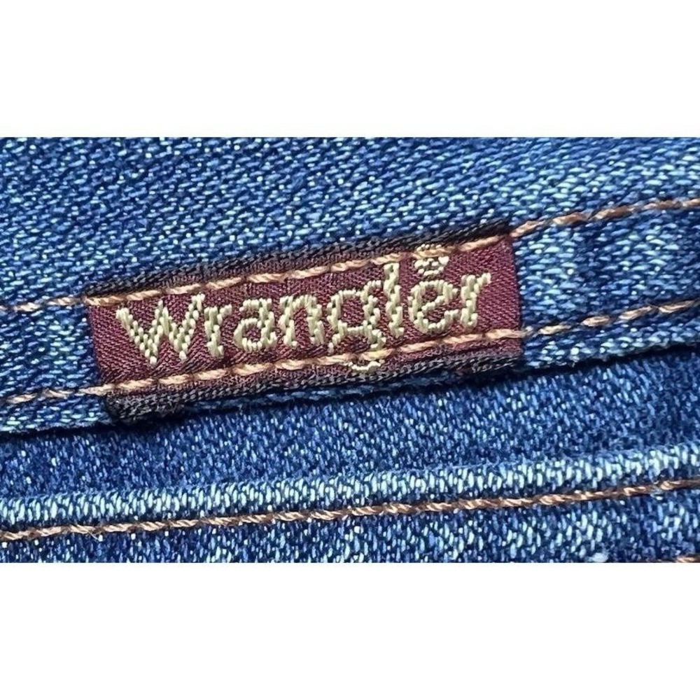 Vintage Wrangler Womens Size 20 Misses Full Fit Jeans Made in USA Blue Denim - Picture 5 of 16